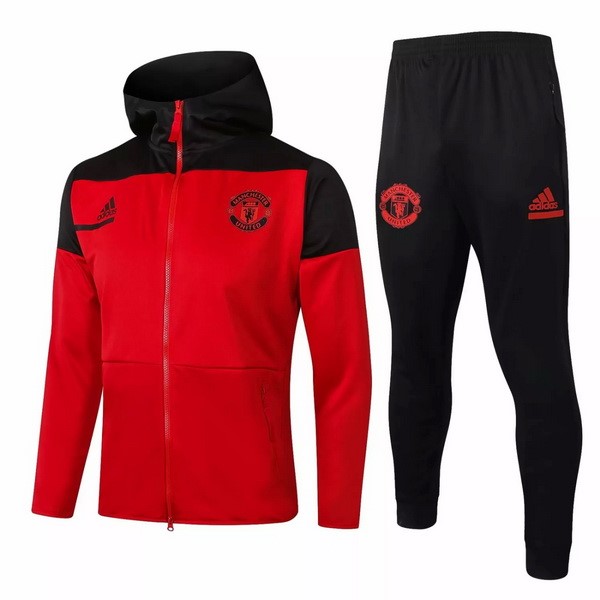 Trainingsanzug Manchester United 2020-21 Rote Schwarz